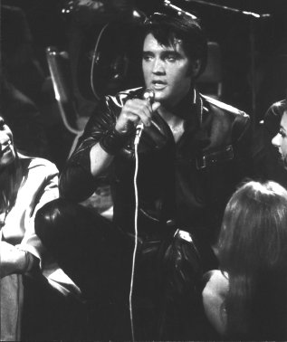 Picture of Elvis in 1968