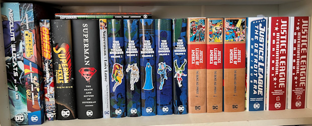 One of my DC hardcovers & omnibus shelves